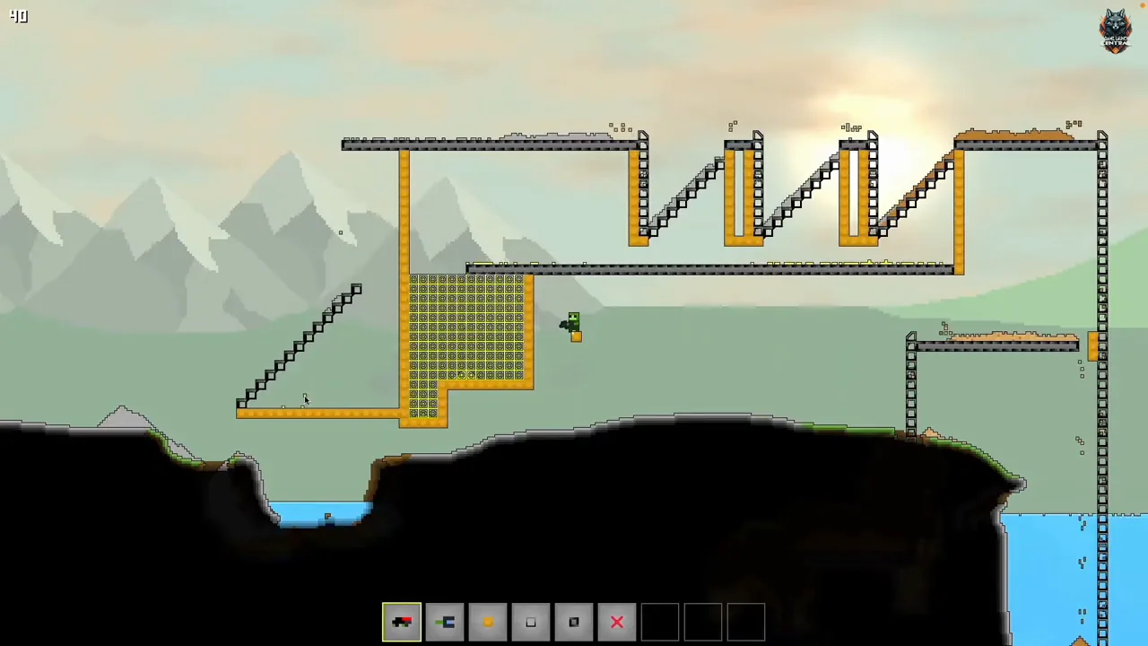 A factory module selected for mass blueprint copying