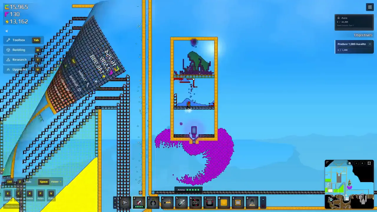 Renewable Fluxite production module with layered Shakers and a return loop